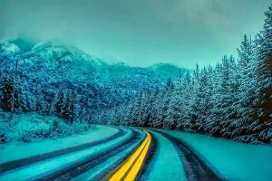 inverno-em-bariloche-Estrada-com-neve